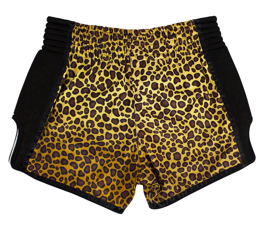 Fairtex BS1709 Leopard Slim Cut Muay Thai Boxing Short, view 2