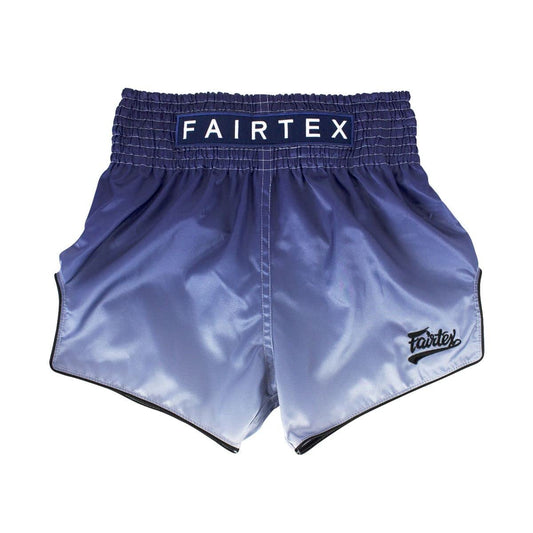 Fairtex BS1905 Blue Fade Slim Cut Muay Thai Boxing Short