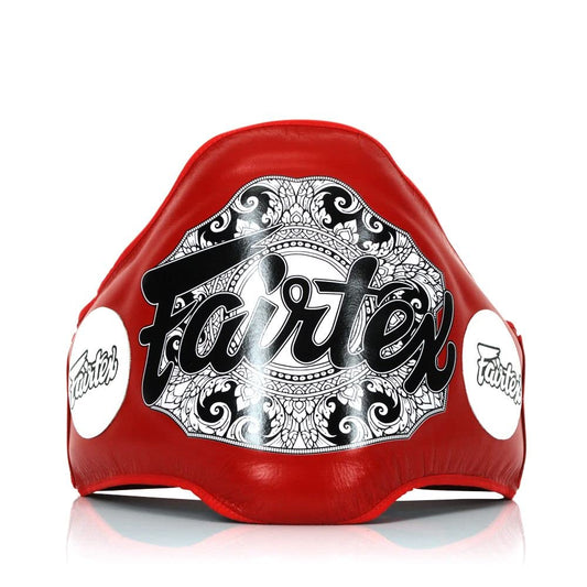 Fairtex BPV2 Light-Weight Belly Pad Muay Thai Trainers Protective Guard for Boxing, MMA, Muay Thai Training