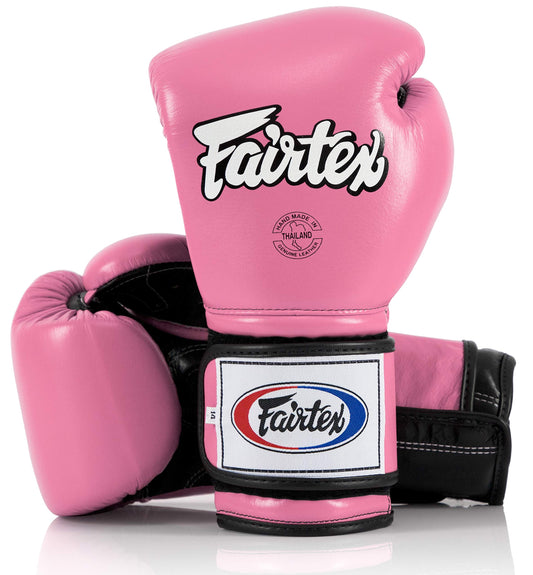 Fairtex BGV9 Mexican Style Pink Black Muay Thai Boxing Glove - Heavy Hitter
