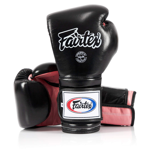 Fairtex BGV9 Mexican Style Black Pink Muay Thai Boxing Glove - Heavy Hitter