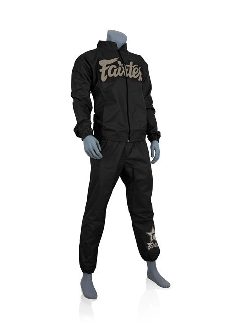 Fairtex VS3 Vinyl Sweat Suit (Black/Brown)